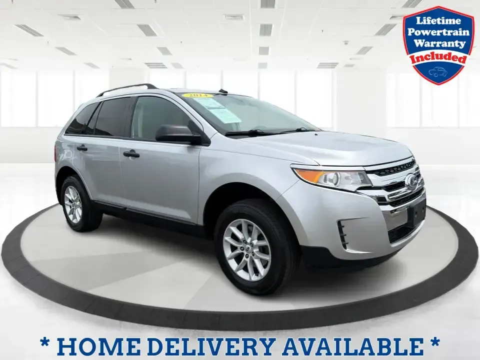 2014 Ford Edge SE FWD (2FMDK3GC0EB) with an 3.5L V6 DOHC 24V engine, 6-Speed Automatic transmission, located at 1951 S Dayton Lakeview Rd., New Carlisle, OH, 45344, (937) 908-9800, 39.890999, -84.050255 - Picture your next week unfolding with less stress and more freedom: a comfortable SUV for the school run, an easy commuter for I70 and OH235, and a road-trip-ready ride for weekend escapes to John Bryan State Park or a day in downtown Springfield. This 2014 Ford Edge SE FWD blends family-friendly sp - Photo#0