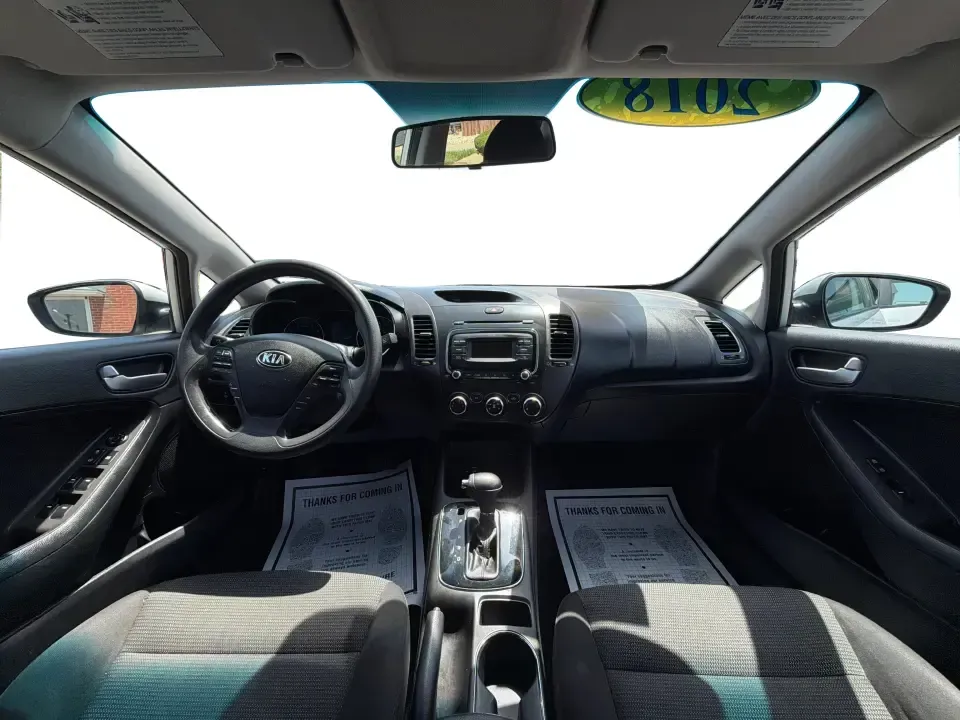 2018 Kia Forte LX (3KPFK4A73JE) with an 2.0L L4 DOHC 16V engine, 6M transmission, located at 401 Woodman Dr, Riverside, OH, 45431, (937) 908-9800, 39.760899, -84.123421 - Need a dependable commuter that can handle the daily grind from Riverside to Wright-Patterson AFB, downtown Dayton, or a quick hop up I-675-without sacrificing comfort for your weekend plans? This 2018 Kia Forte LX 6M is a smart, budget-friendly sedan built for real life: efficient errands around Wo- Photo#19