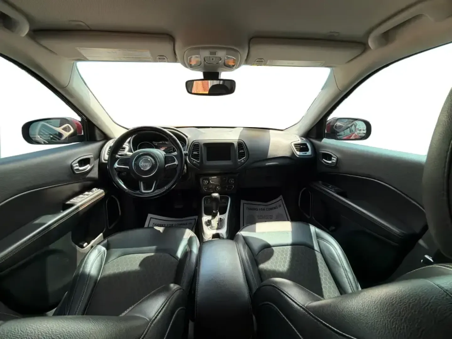 2019 Jeep Compass Longitude, North, Latitude (3C4NJCBB1KT) with an 2.4L I-4 variable valve control engine, located at 4508 South Dixie Dr, Moraine, OH, 45439, (937) 908-9800, 39.689976, -84.218452 - Picture your next weekend: loading up the family for a day at Carillon Historical Park, cruising down South Dixie Drive for errands, then heading out on I-75 for a quick getaway-without needing a huge SUV. This 2019 Jeep Compass in striking Redline Pearlcoat is a smart, city-friendly SUV that still- Photo#21