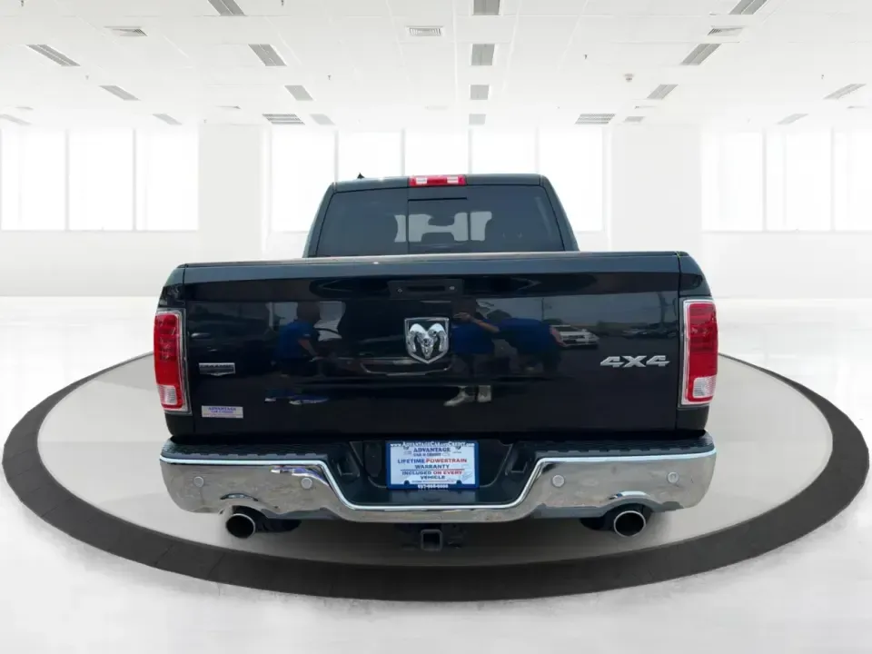 2015 Ram 1500 Laramie Crew Cab SWB 4WD (1C6RR7NT8FS) with an 5.7L V8 OHV 16V engine, 6-Speed Automatic transmission, located at 880 E. National Road, Vandalia, OH, 45377, (937) 908-9800, 39.891918, -84.183594 - Ready for a truck that can handle weekday work, weekend lake runs, and winter weather on the way up I75? This 2015 Ram 1500 Laramie Crew Cab SWB 4WD brings V8 strength, upscale comfort, and four-door practicality-ideal for commuters heading toward Dayton, families with busy schedules, and outdoor en- Photo#3
