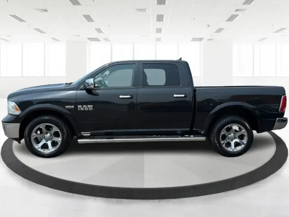 2015 Ram 1500 Laramie Crew Cab SWB 4WD (1C6RR7NT8FS) with an 5.7L V8 OHV 16V engine, 6-Speed Automatic transmission, located at 880 E. National Road, Vandalia, OH, 45377, (937) 908-9800, 39.891918, -84.183594 - Ready for a truck that can handle weekday work, weekend lake runs, and winter weather on the way up I75? This 2015 Ram 1500 Laramie Crew Cab SWB 4WD brings V8 strength, upscale comfort, and four-door practicality-ideal for commuters heading toward Dayton, families with busy schedules, and outdoor en- Photo#5