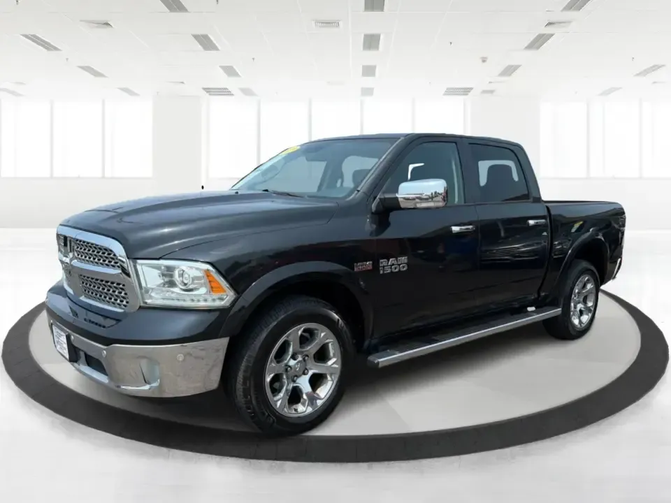 2015 Ram 1500 Laramie Crew Cab SWB 4WD (1C6RR7NT8FS) with an 5.7L V8 OHV 16V engine, 6-Speed Automatic transmission, located at 880 E. National Road, Vandalia, OH, 45377, (937) 908-9800, 39.891918, -84.183594 - Ready for a truck that can handle weekday work, weekend lake runs, and winter weather on the way up I75? This 2015 Ram 1500 Laramie Crew Cab SWB 4WD brings V8 strength, upscale comfort, and four-door practicality-ideal for commuters heading toward Dayton, families with busy schedules, and outdoor en- Photo#8