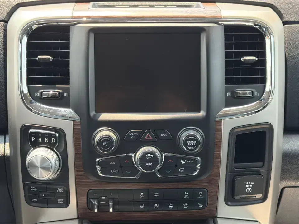 2015 Ram 1500 Laramie Crew Cab SWB 4WD (1C6RR7NT8FS) with an 5.7L V8 OHV 16V engine, 6-Speed Automatic transmission, located at 880 E. National Road, Vandalia, OH, 45377, (937) 908-9800, 39.891918, -84.183594 - Ready for a truck that can handle weekday work, weekend lake runs, and winter weather on the way up I75? This 2015 Ram 1500 Laramie Crew Cab SWB 4WD brings V8 strength, upscale comfort, and four-door practicality-ideal for commuters heading toward Dayton, families with busy schedules, and outdoor en- Photo#13