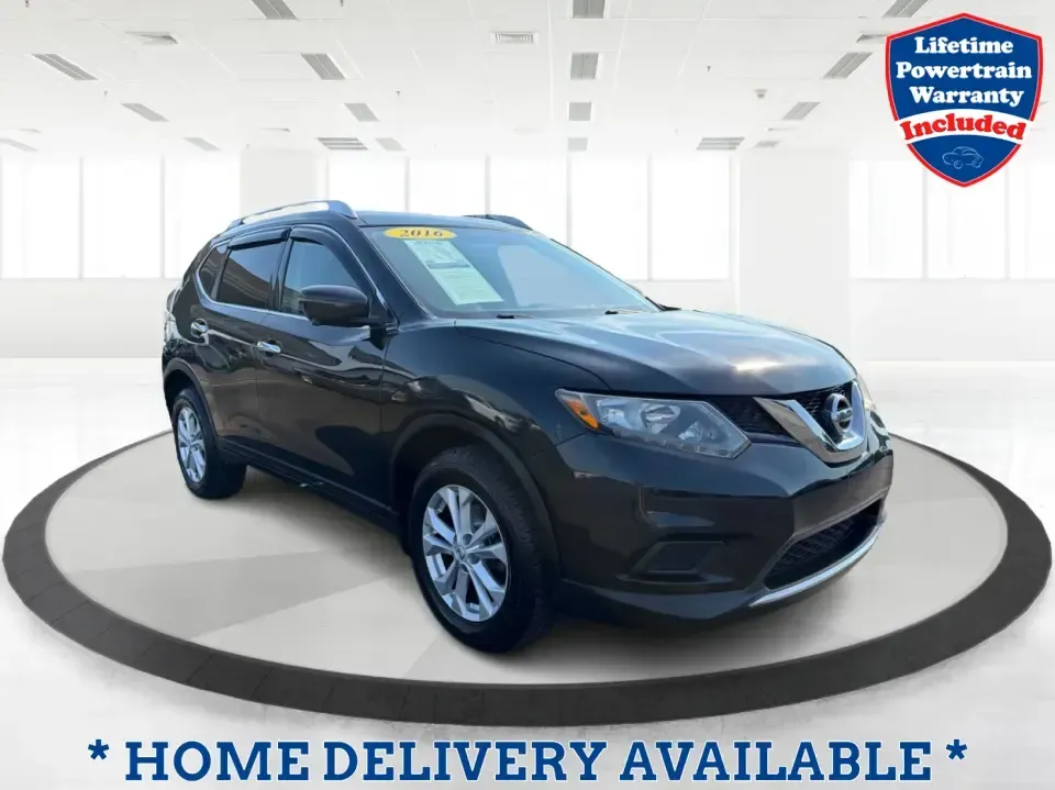 2016 Nissan Rogue SV AWD (KNMAT2MV2GP) with an 2.5L L4 DOHC 16V engine, Continuously Variable Transmission transmission, located at 8750 N County Rd 25A, Piqua, OH, 45356, (937) 908-9800, 40.164391, -84.232513 - Need an SUV that fits real life in West Central Ohio-school drop-offs, I-75 commutes, grocery runs, and the occasional weekend escape to a local park or festival? This **2016 Nissan Rogue SV AWD** is a practical, comfortable choice for families, commuters, and budget-conscious buyers who want year-r- Photo#0