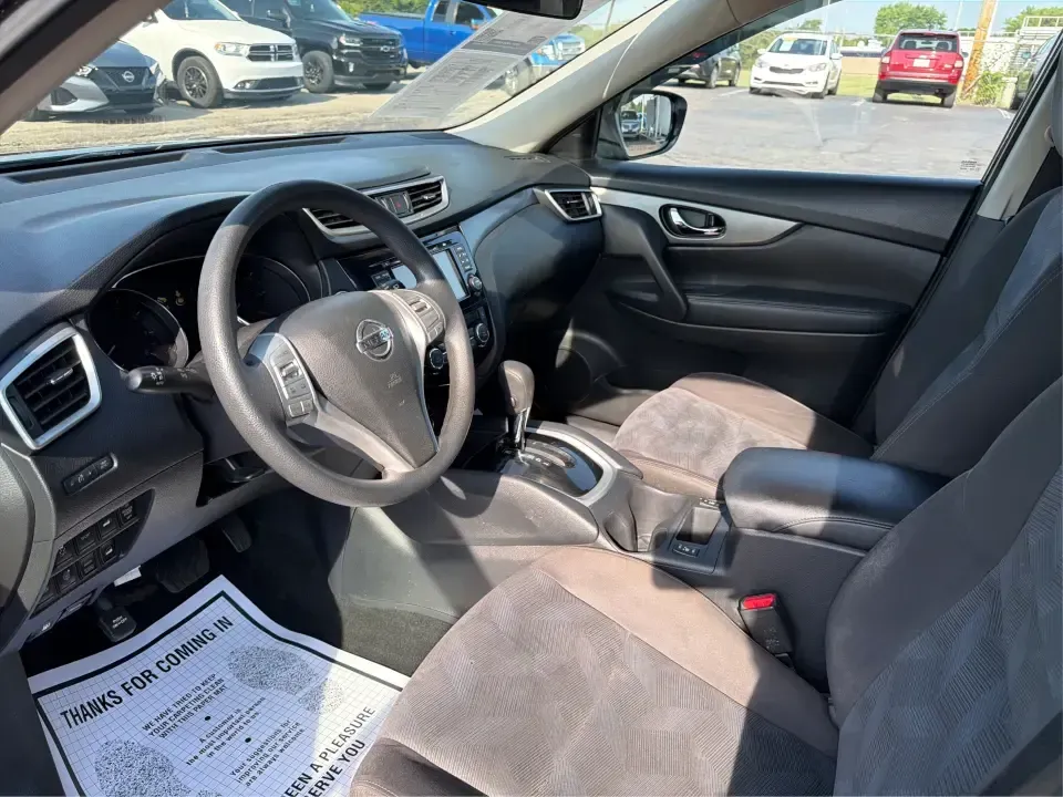 2016 Nissan Rogue SV AWD (KNMAT2MV2GP) with an 2.5L L4 DOHC 16V engine, Continuously Variable Transmission transmission, located at 8750 N County Rd 25A, Piqua, OH, 45356, (937) 908-9800, 40.164391, -84.232513 - Need an SUV that fits real life in West Central Ohio-school drop-offs, I-75 commutes, grocery runs, and the occasional weekend escape to a local park or festival? This **2016 Nissan Rogue SV AWD** is a practical, comfortable choice for families, commuters, and budget-conscious buyers who want year-r- Photo#9
