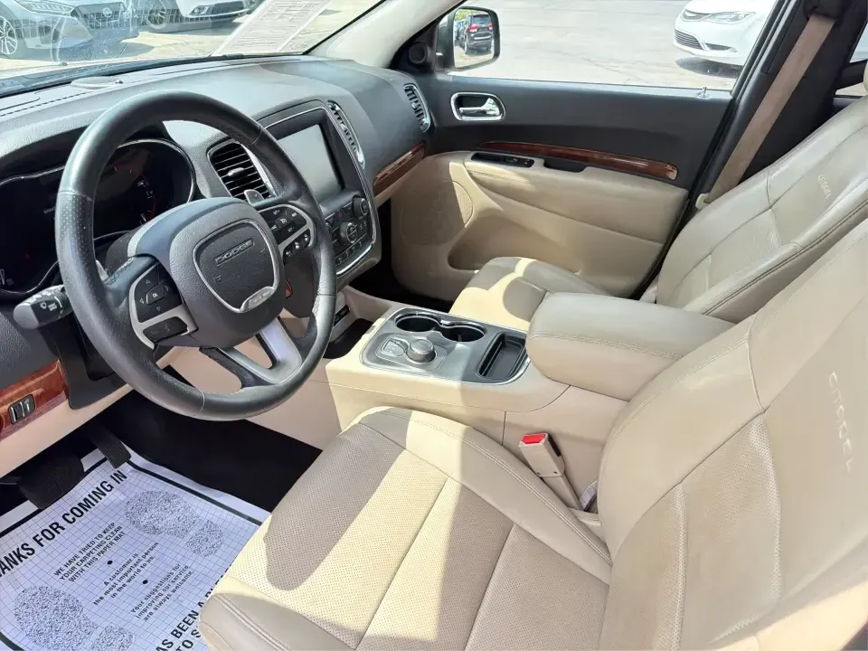 2014 Dodge Durango Citadel (1C4RDJEG2EC) with an 3.6L V6 DOHC 24V engine, 8-Speed Automatic transmission, located at 401 Woodman Dr, Riverside, OH, 45431, (937) 908-9800, 39.760899, -84.123421 - Make every day feel easier-whether you're loading up the kids for school in Riverside, planning a weekend getaway to Caesar Creek, or tackling winter weather on I675. This 2014 Dodge Durango Citadel AWD is the kind of three-row SUV that fits real life: roomy for growing families, confident for long- Photo#9