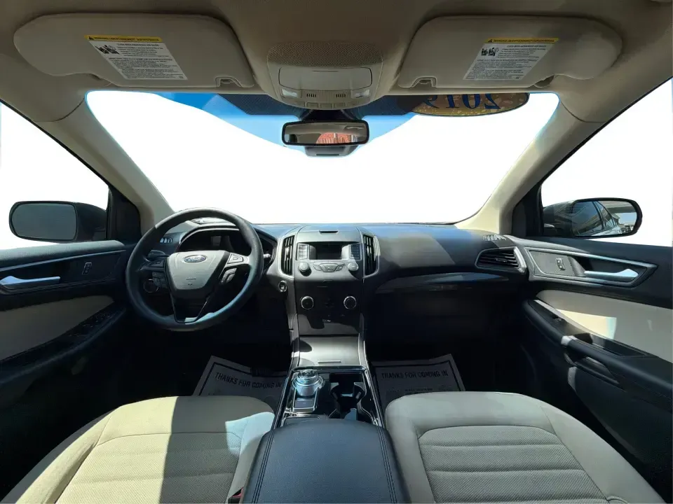 2019 Ford Edge SE FWD (2FMPK3G9XKB) with an 2.0L L4 DOHC 16V engine, 6-Speed Automatic transmission, located at 880 E. National Road, Vandalia, OH, 45377, (937) 908-9800, 39.891918, -84.183594 - Need a practical SUV that fits real life in the Miami Valley-school drop-offs, I75 commutes, and weekend runs to the Dayton Art Institute or the National Museum of the U.S. Air Force? This 2019 Ford Edge SE FWD is built for everyday comfort with the space and tech that make family errands and road t- Photo#22