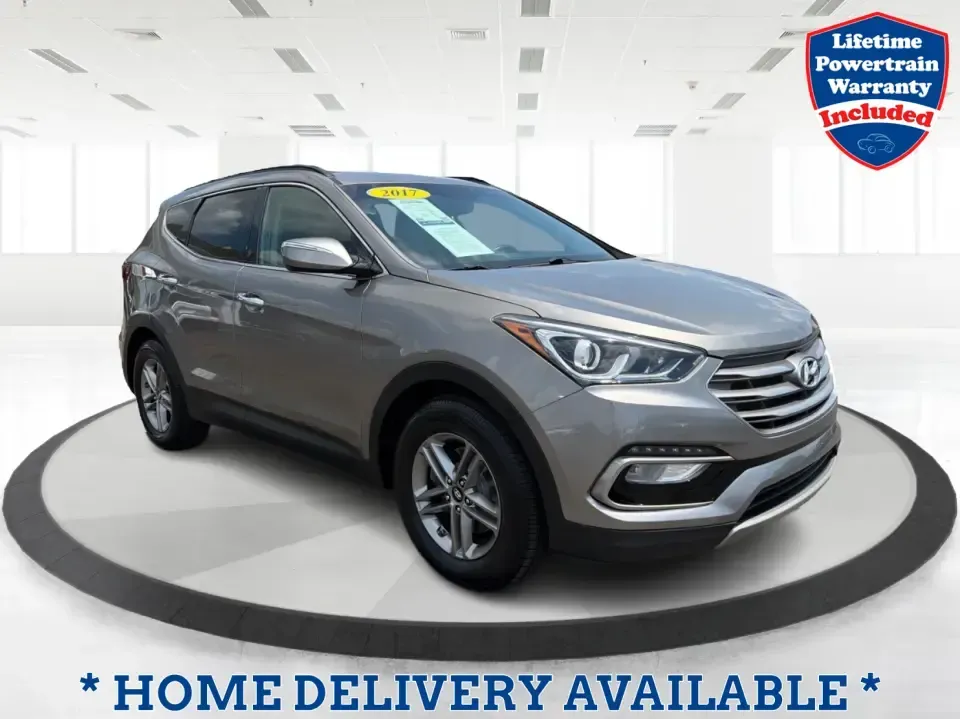 2017 Hyundai Santa Fe Sport 2.4 FWD (5XYZU3LBXHG) with an 2.4L L4 DOHC 16V engine, 6-Speed Automatic transmission, located at 1099 N County Rd 25A, Troy, OH, 45373, (937) 908-9800, 40.057079, -84.212883 - Pack the kids for school drop-off, load up groceries for the week, and still have room for a spontaneous weekend escape-this 2017 Hyundai Santa Fe Sport is built for real life in Troy, Ohio. With SUV practicality, comfortable seating, and the kind of everyday tech that makes commuting smoother, it's- Photo#0