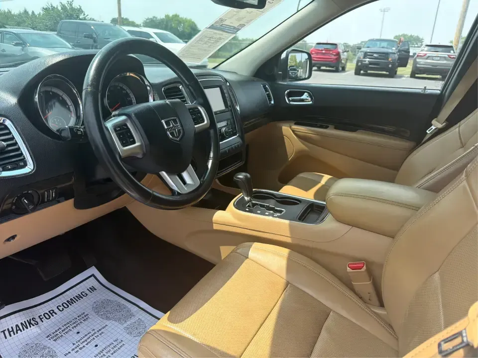 2013 Dodge Durango Citadel (1C4RDJEG0DC) with an 3.6L V6 DOHC 24V engine, 5-Speed Automatic transmission, located at 1184 Kauffman Ave, Fairborn, OH, 45324, (937) 908-9800, 39.807072, -84.030914 - Need one SUV that can handle the weekday school run, a long I675 commute, and a loaded-up weekend to John Bryan State Park? This 2013 Dodge Durango Citadel AWD brings three-row practicality and upscale comfort together in a way that fits real life in Fairborn-whether you're shuttling kids to practic- Photo#9