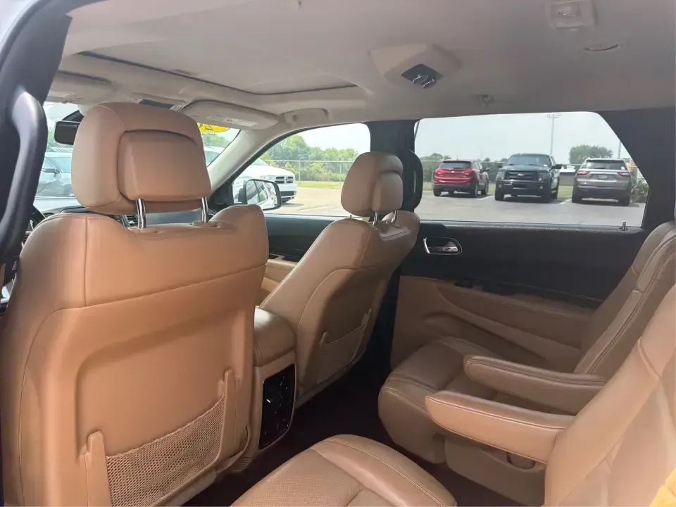 2013 Dodge Durango Citadel (1C4RDJEG0DC) with an 3.6L V6 DOHC 24V engine, 5-Speed Automatic transmission, located at 1184 Kauffman Ave, Fairborn, OH, 45324, (937) 908-9800, 39.807072, -84.030914 - Need one SUV that can handle the weekday school run, a long I675 commute, and a loaded-up weekend to John Bryan State Park? This 2013 Dodge Durango Citadel AWD brings three-row practicality and upscale comfort together in a way that fits real life in Fairborn-whether you're shuttling kids to practic- Photo#10