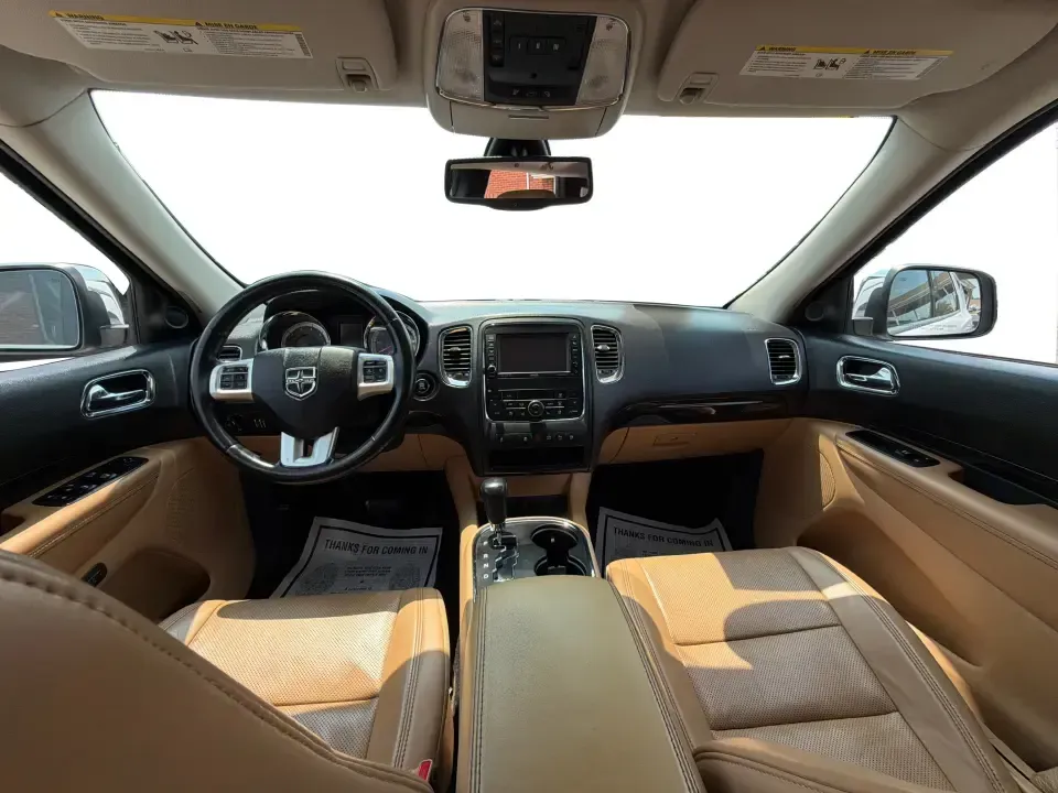 2013 Dodge Durango Citadel (1C4RDJEG0DC) with an 3.6L V6 DOHC 24V engine, 5-Speed Automatic transmission, located at 1184 Kauffman Ave, Fairborn, OH, 45324, (937) 908-9800, 39.807072, -84.030914 - Need one SUV that can handle the weekday school run, a long I675 commute, and a loaded-up weekend to John Bryan State Park? This 2013 Dodge Durango Citadel AWD brings three-row practicality and upscale comfort together in a way that fits real life in Fairborn-whether you're shuttling kids to practic- Photo#21