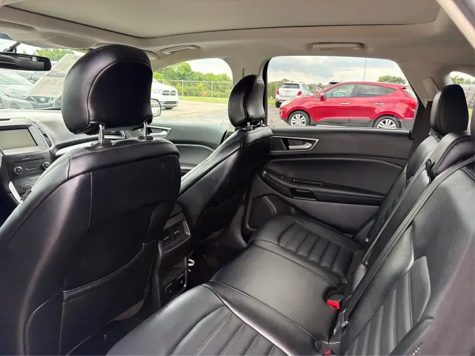 2015 Ford Edge SEL AWD (2FMTK4J92FB) with an 2.0L L4 DOHC 16V engine, 6-Speed Automatic transmission, located at 1230 East Main St, Xenia, OH, 45385, (937) 908-9800, 39.688026, -83.910172 - When your week is packed with school drop-offs, long commutes, and last-minute weekend getaways, you need an SUV that fits real life-comfortable for five, confident in Ohio weather, and ready to haul groceries, sports gear, or luggage without feeling cramped. This 2015 Ford Edge SEL AWD is a smart m- Photo#10