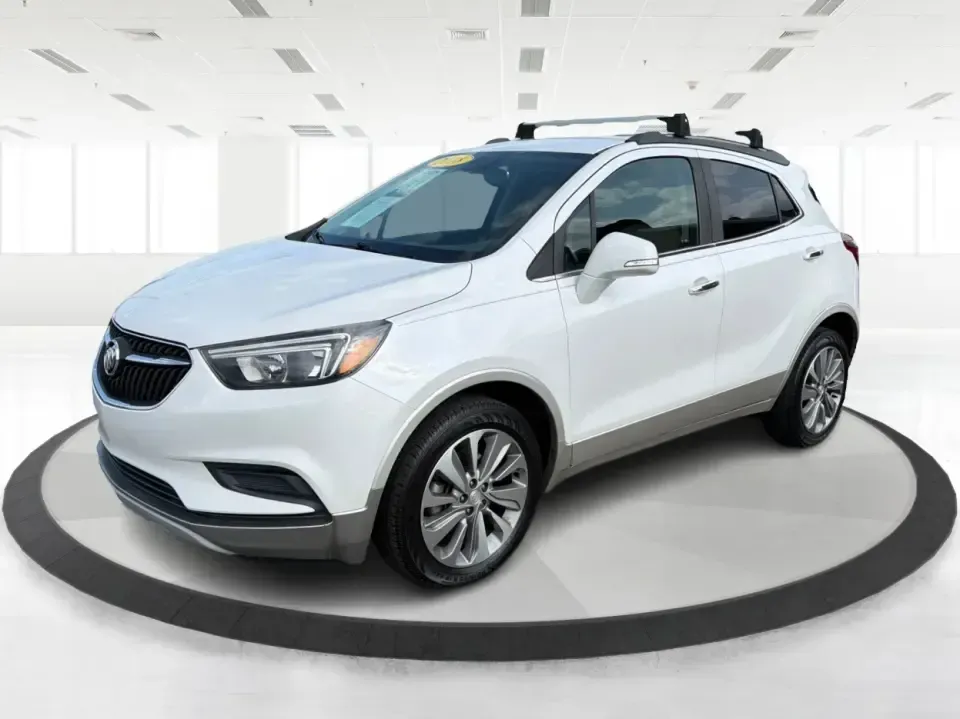 2018 Buick Encore Preferred FWD (KL4CJASB1JB) with an 1.4L L4 DOHC 16V TURBO engine, 6-Speed Automatic transmission, located at 8750 N County Rd 25A, Piqua, OH, 45356, (937) 908-9800, 40.164391, -84.232513 - Need a nimble SUV that fits real life in the Miami Valley-school drop-offs, a long commute down I75, and weekend errands without feeling bulky in tight parking lots? This 2018 Buick Encore Preferred FWD in Summit White is a smart pick for busy families, first-time buyers, and budget-conscious driver- Photo#8