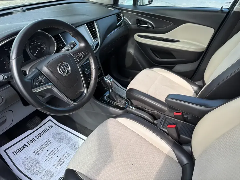 2018 Buick Encore Preferred FWD (KL4CJASB1JB) with an 1.4L L4 DOHC 16V TURBO engine, 6-Speed Automatic transmission, located at 8750 N County Rd 25A, Piqua, OH, 45356, (937) 908-9800, 40.164391, -84.232513 - Need a nimble SUV that fits real life in the Miami Valley-school drop-offs, a long commute down I75, and weekend errands without feeling bulky in tight parking lots? This 2018 Buick Encore Preferred FWD in Summit White is a smart pick for busy families, first-time buyers, and budget-conscious driver- Photo#9