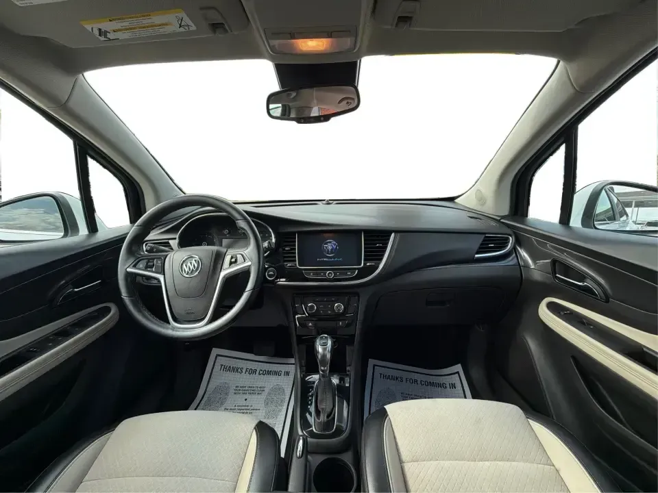 2018 Buick Encore Preferred FWD (KL4CJASB1JB) with an 1.4L L4 DOHC 16V TURBO engine, 6-Speed Automatic transmission, located at 8750 N County Rd 25A, Piqua, OH, 45356, (937) 908-9800, 40.164391, -84.232513 - Need a nimble SUV that fits real life in the Miami Valley-school drop-offs, a long commute down I75, and weekend errands without feeling bulky in tight parking lots? This 2018 Buick Encore Preferred FWD in Summit White is a smart pick for busy families, first-time buyers, and budget-conscious driver- Photo#22