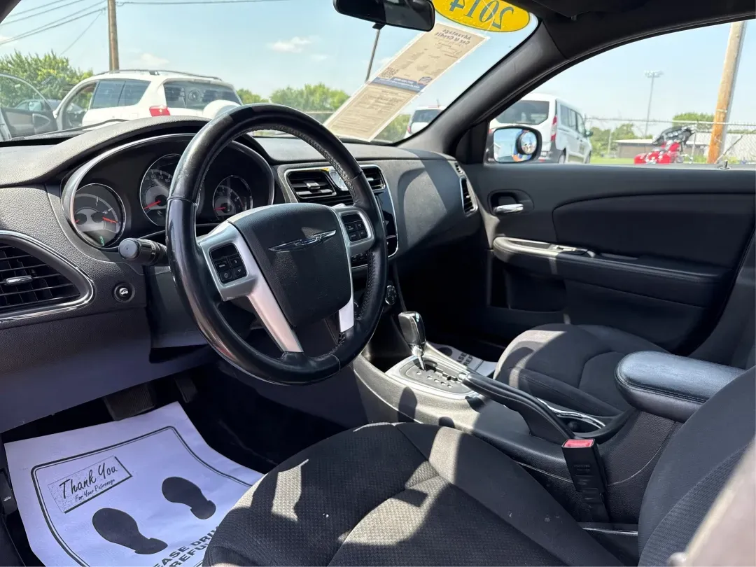 2014 Chrysler 200 Touring (1C3CCBBB6EN) with an Other engine, located at 1230 East Main St, Xenia, OH, 45385, (937) 908-9800, 39.688026, -83.910172 - **Discover Freedom and Comfort with this 2014 Chrysler 200 Touring at Advantage Car and Credit!**<br /> <br /> Are you ready to elevate your driving experience? Whether you're a busy professional looking for a reliable daily commuter or a growing family in need of a safe and stylish sedan, the 2014 - Photo#9