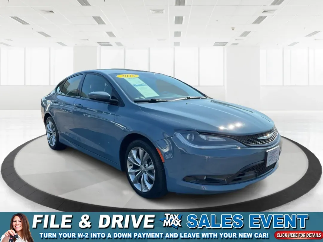 2015 Chrysler 200 S (1C3CCCBB8FN) with an Other engine, located at 401 Woodman Dr, Riverside, OH, 45431, (937) 908-9800, 39.760899, -84.123421 - 2015 Chrysler 200 S - Photo#0