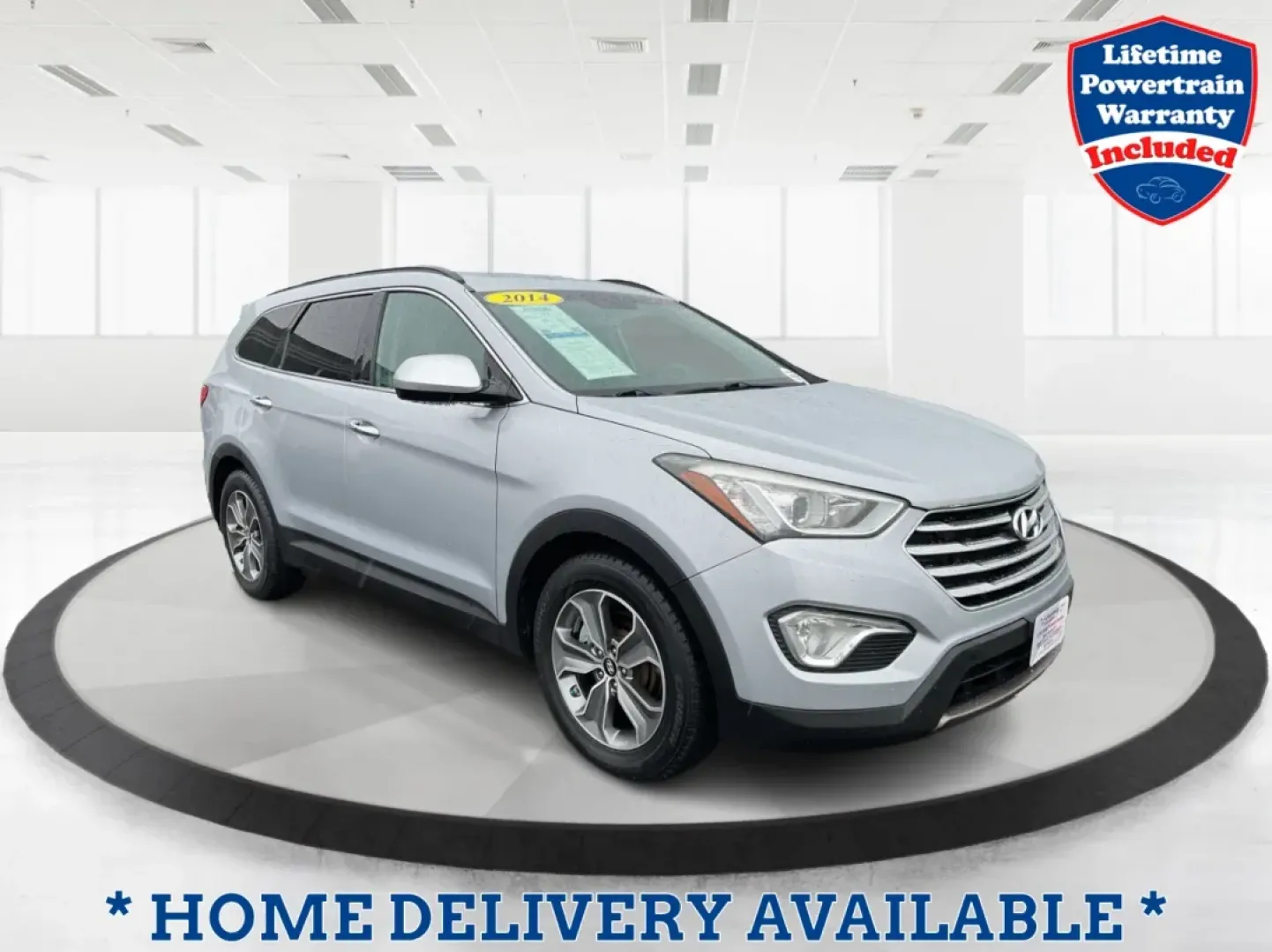 2014 Hyundai Santa Fe GLS (KM8SM4HF5EU) with an Lambda II 3.3L V-6 gasoline direct injection engine, located at 8750 N County Rd 25A, Piqua, OH, 45356, (937) 908-9800, 40.164391, -84.232513 - Looking for the perfect SUV to complement your busy lifestyle? Look no further than the 2014 Hyundai Santa Fe GLS, a vehicle designed for families, adventurers, and commuters alike. This reliable SUV, available at Advantage Car and Credit in Fairborn, OH, provides ample space, comfort, and modern fe - Photo#0