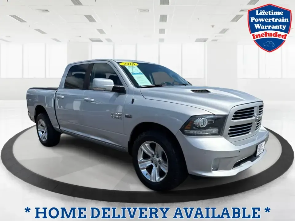 2016 Ram 1500 Sport (1C6RR7MT4GS) with an 5.7L V8 OHV 16V engine, 6A transmission, located at 1951 S Dayton Lakeview Rd., New Carlisle, OH, 45344, (937) 908-9800, 39.890999, -84.050255 - **Unleash Your Adventurous Spirit With This 2016 Ram 1500 Sport!**<br /> <br /> Are you ready to elevate your lifestyle with a truck that embodies both ruggedness and sophistication? Look no further than this 2016 Ram 1500 Sport, an ideal companion for those weekend adventures or daily commutes in a - Photo#0